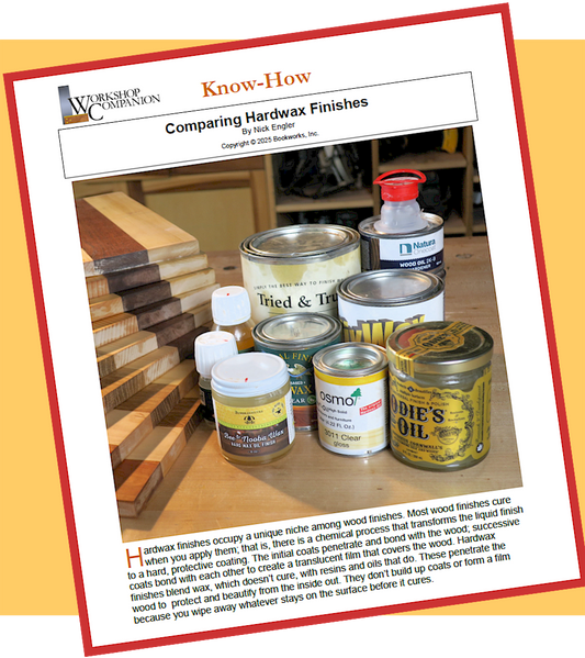 Comparing Hardwax Finishes