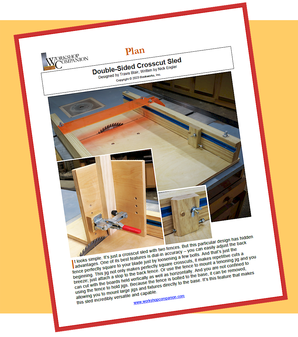 Double-Sided Crosscut Sled Project Plan