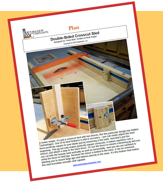Double-Sided Crosscut Sled Project Plan