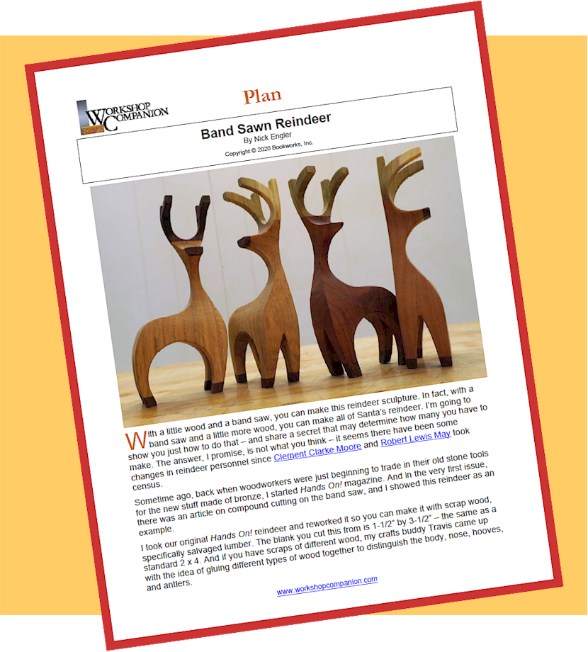 Band Saw Reindeer