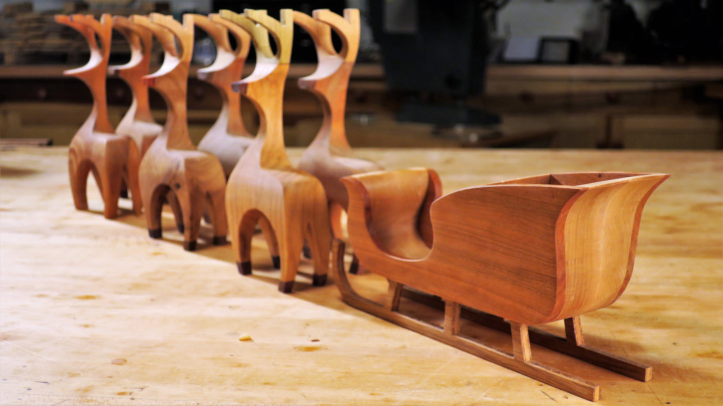 Santa's Band Sawn Sleigh