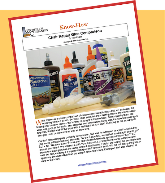 Comparing Glues for Chair Repair