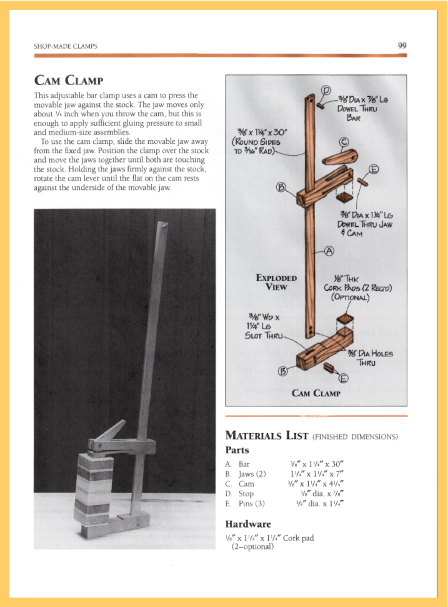 Gluing and Clamping