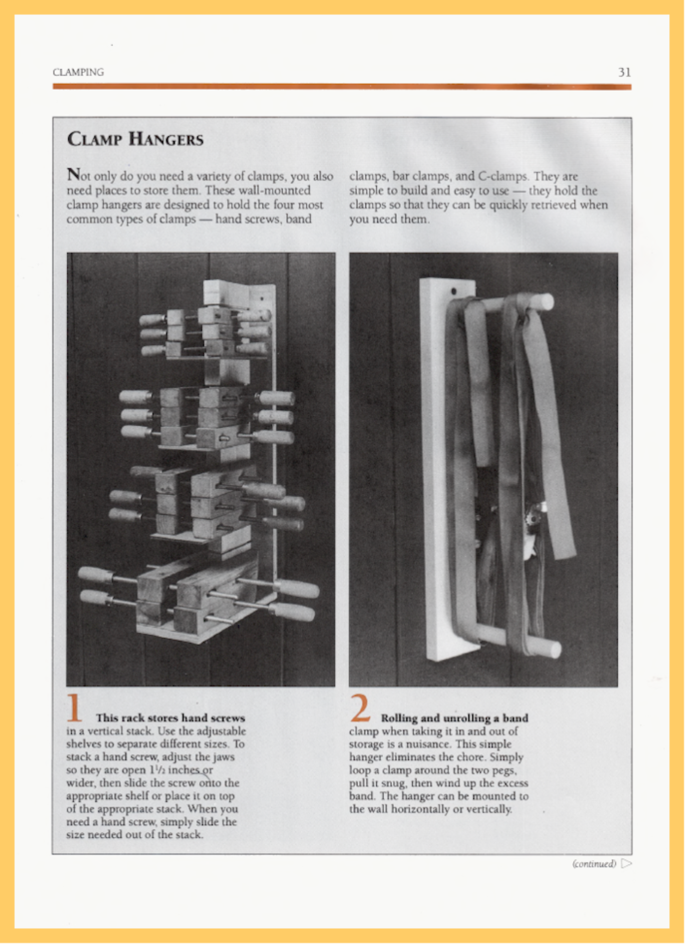 Gluing and Clamping
