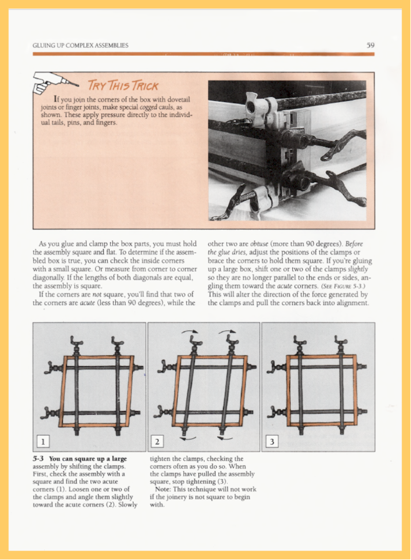 Gluing and Clamping