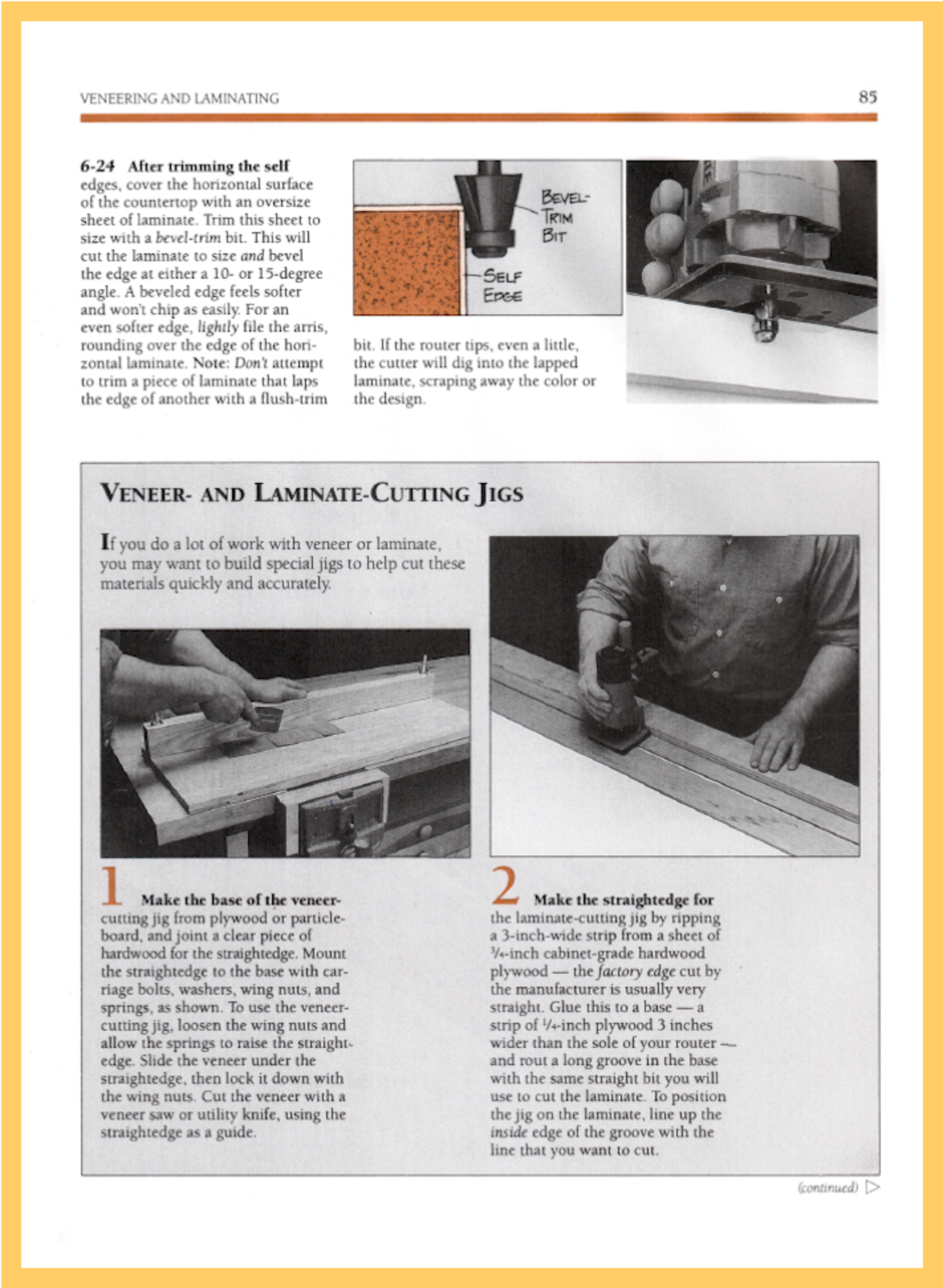 Gluing and Clamping