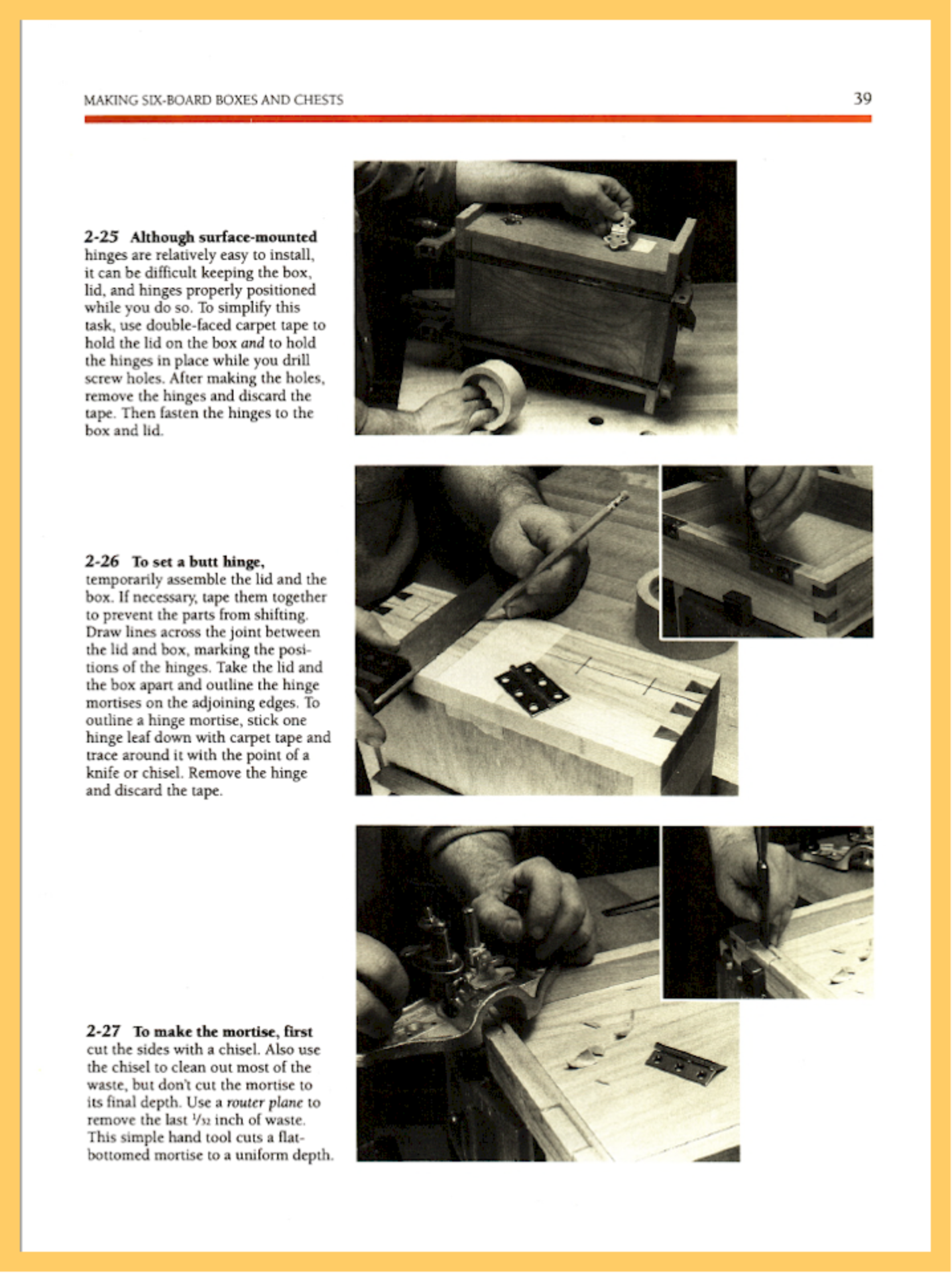 Making Boxes and Chests