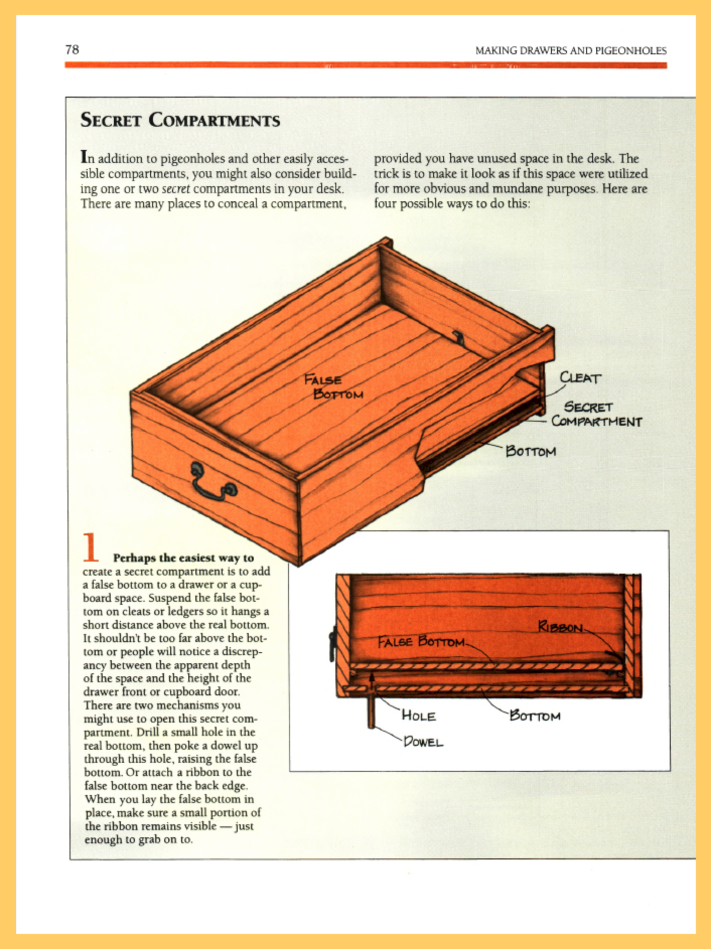 Making Desks and Bookcases