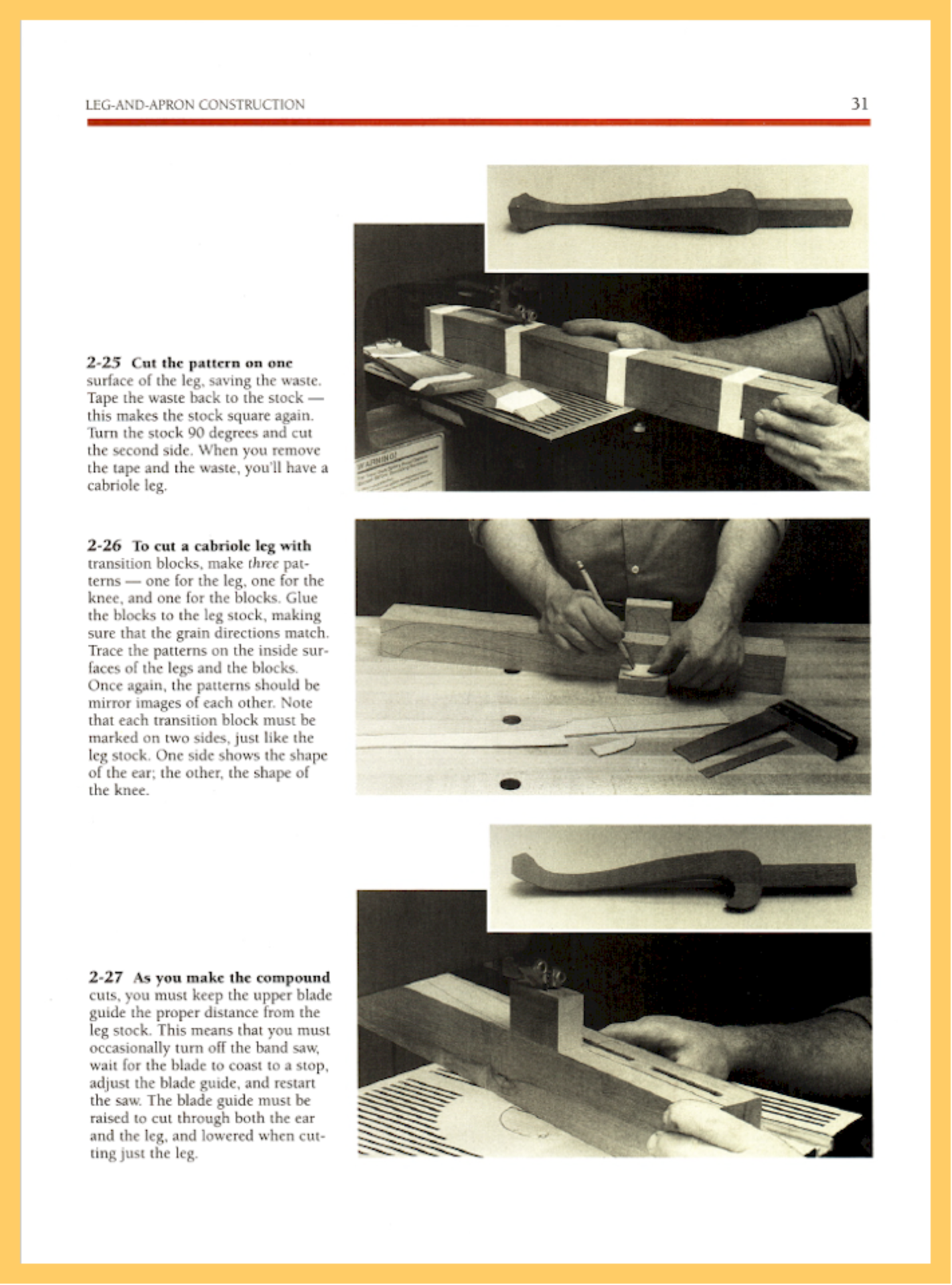 Making Tables and Chairs