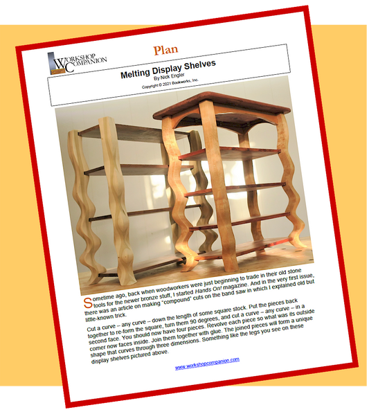 Melting Display Shelves Plan