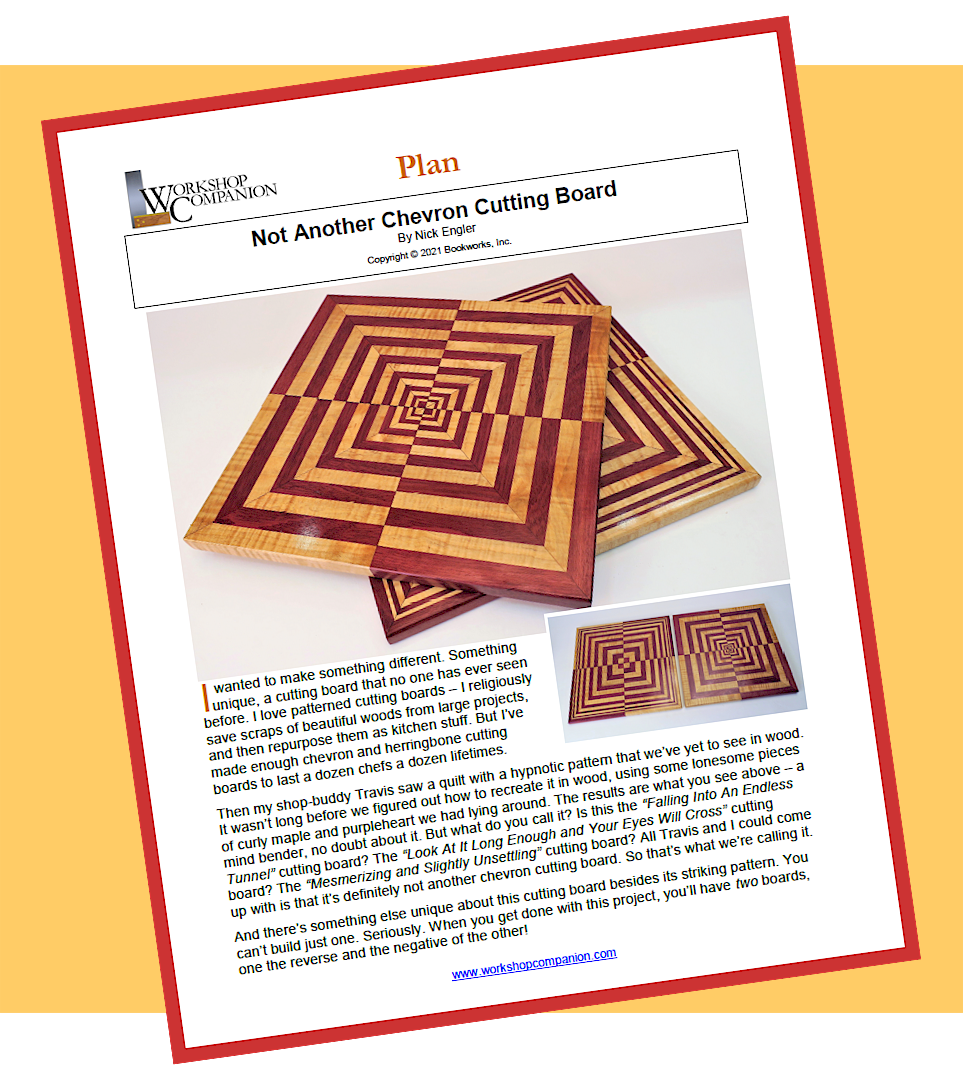 Not Another Chevron Cutting Board Plan