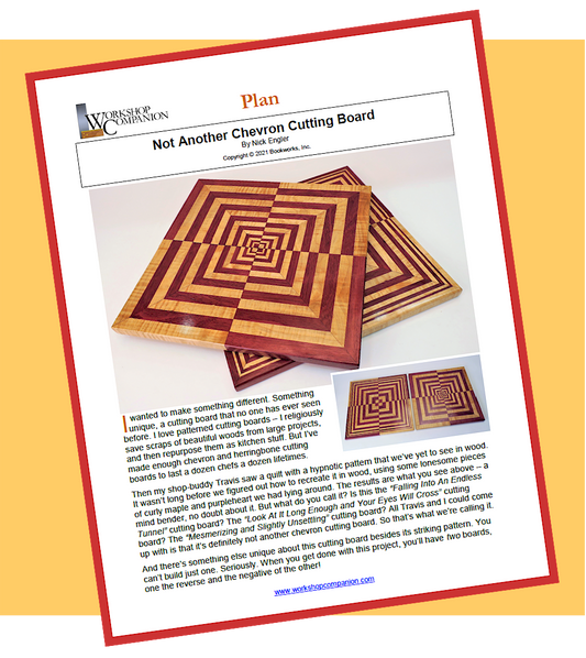 Not Another Chevron Cutting Board Plan