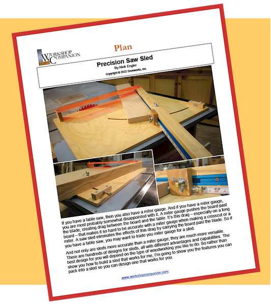 Precision Saw Sled Plans