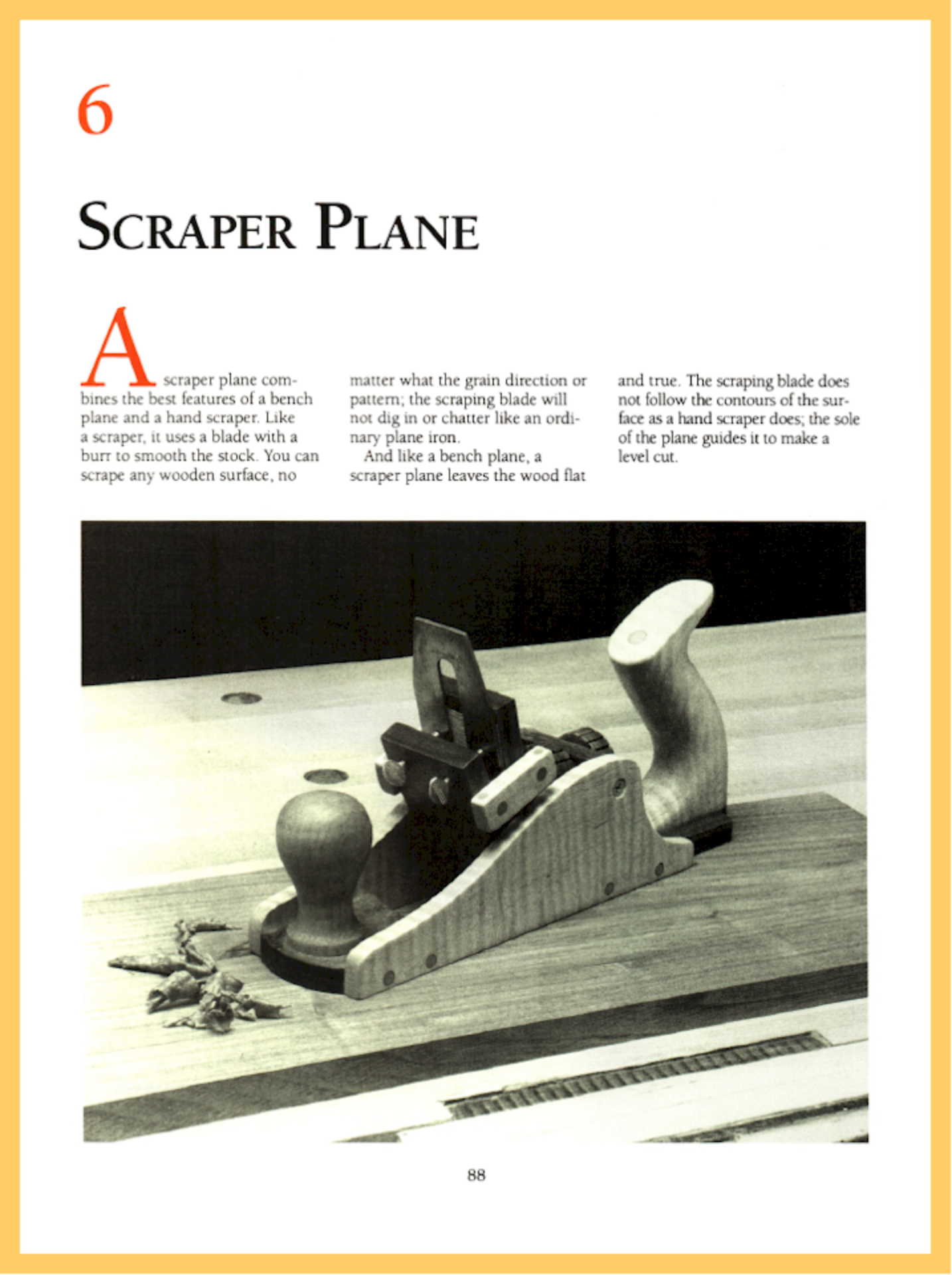Sanding and Planing