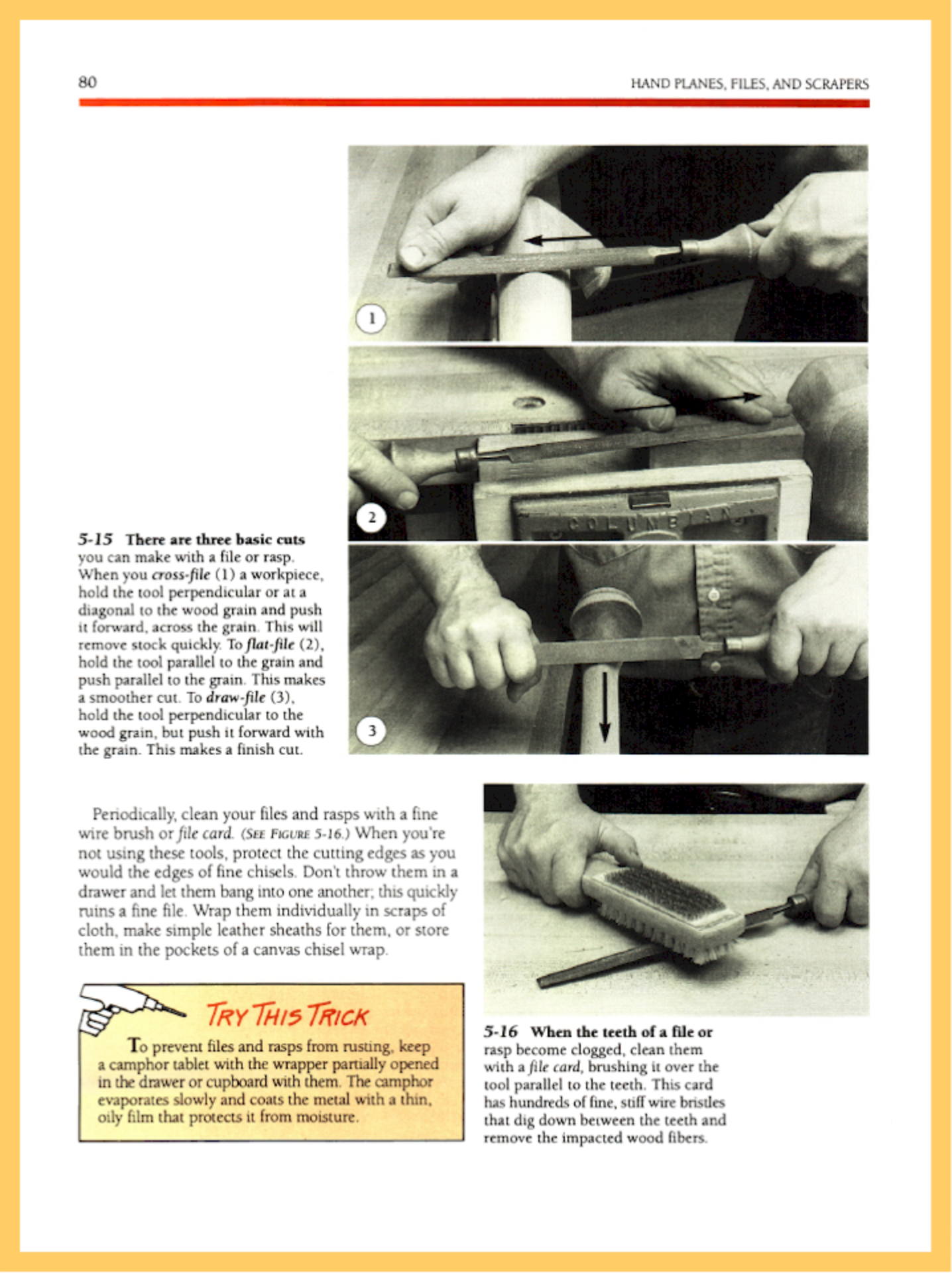 Sanding and Planing