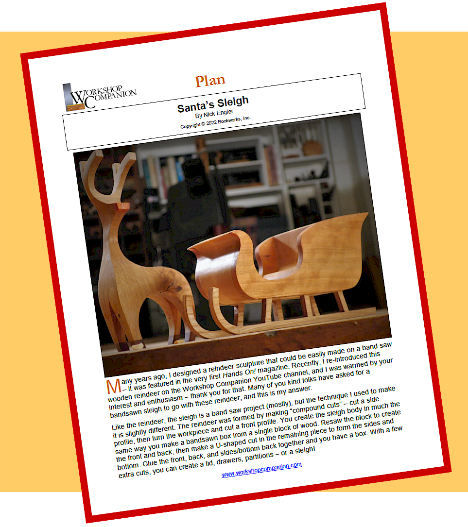 Santa's Band Sawn Sleigh