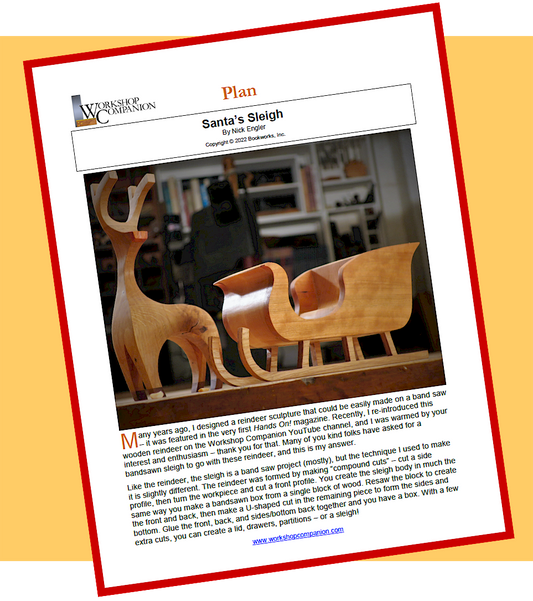Santa's Band Sawn Sleigh