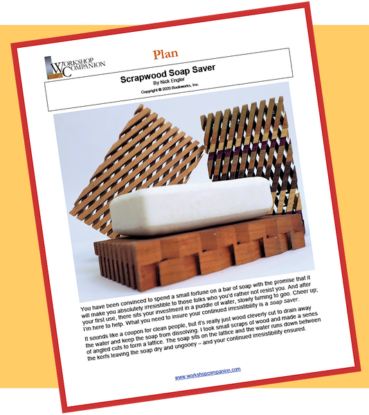 Scrapwood Soap Saver Plans
