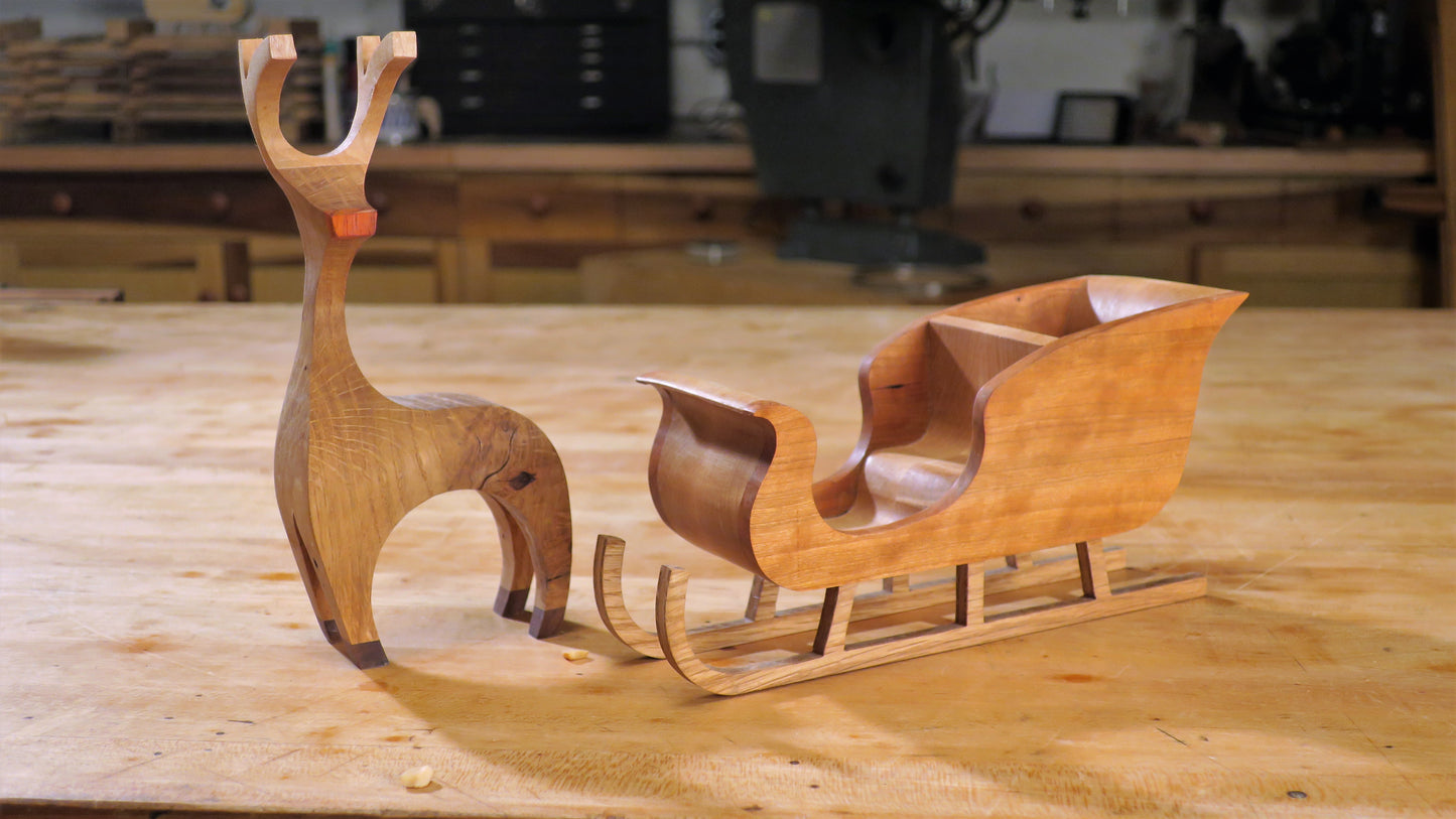 Santa's Band Sawn Sleigh