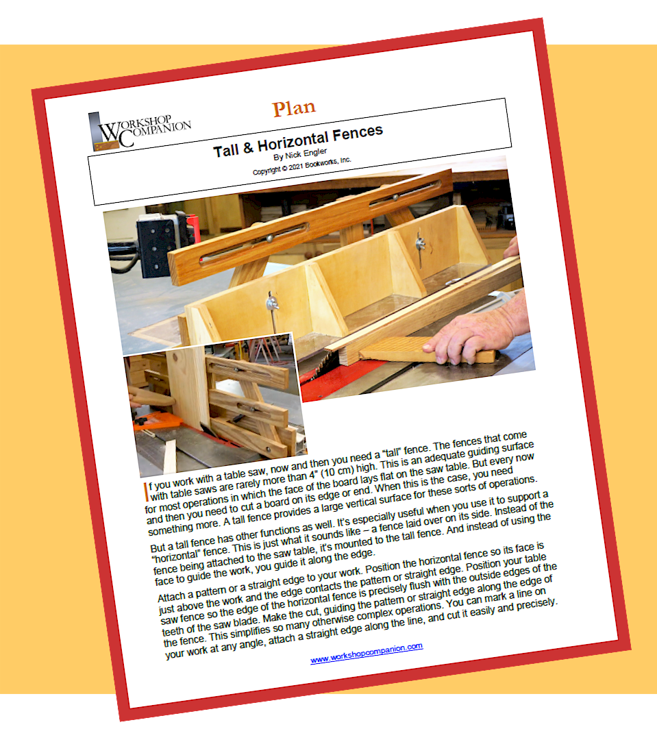 Tall & Horizontal Fences Project Plans