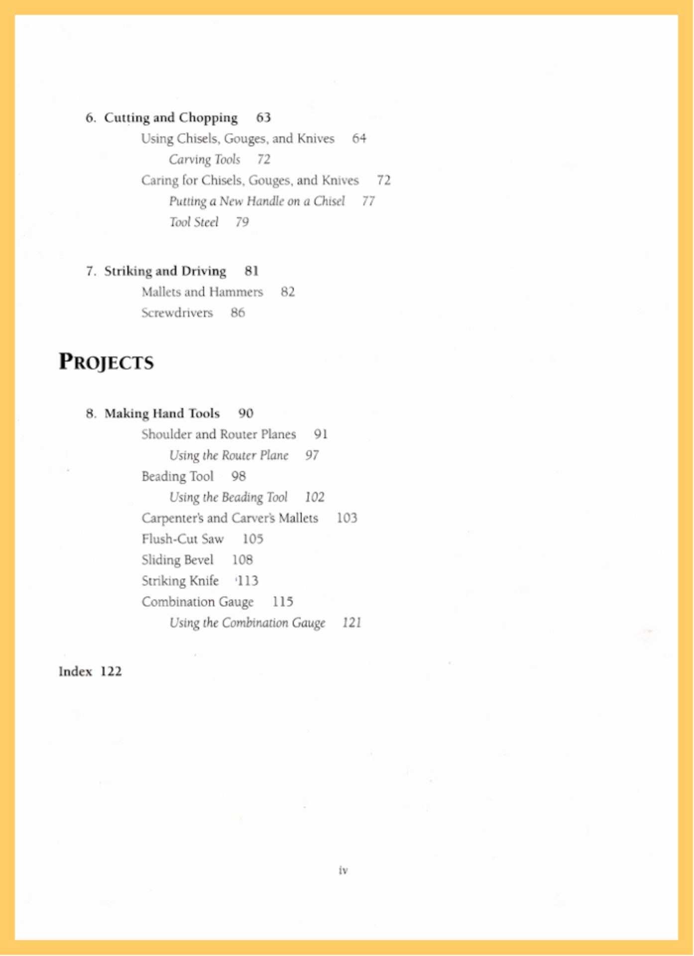Using Hand Tools