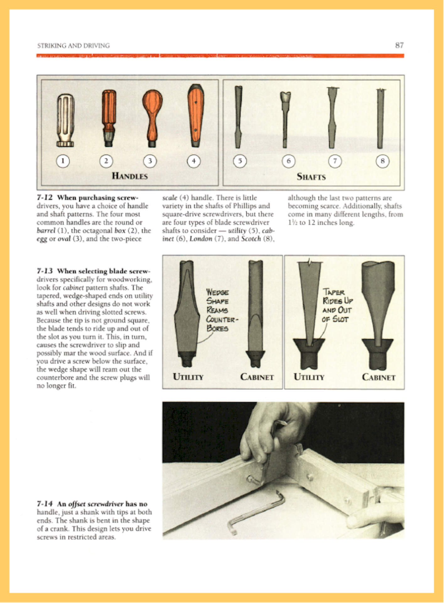 Using Hand Tools
