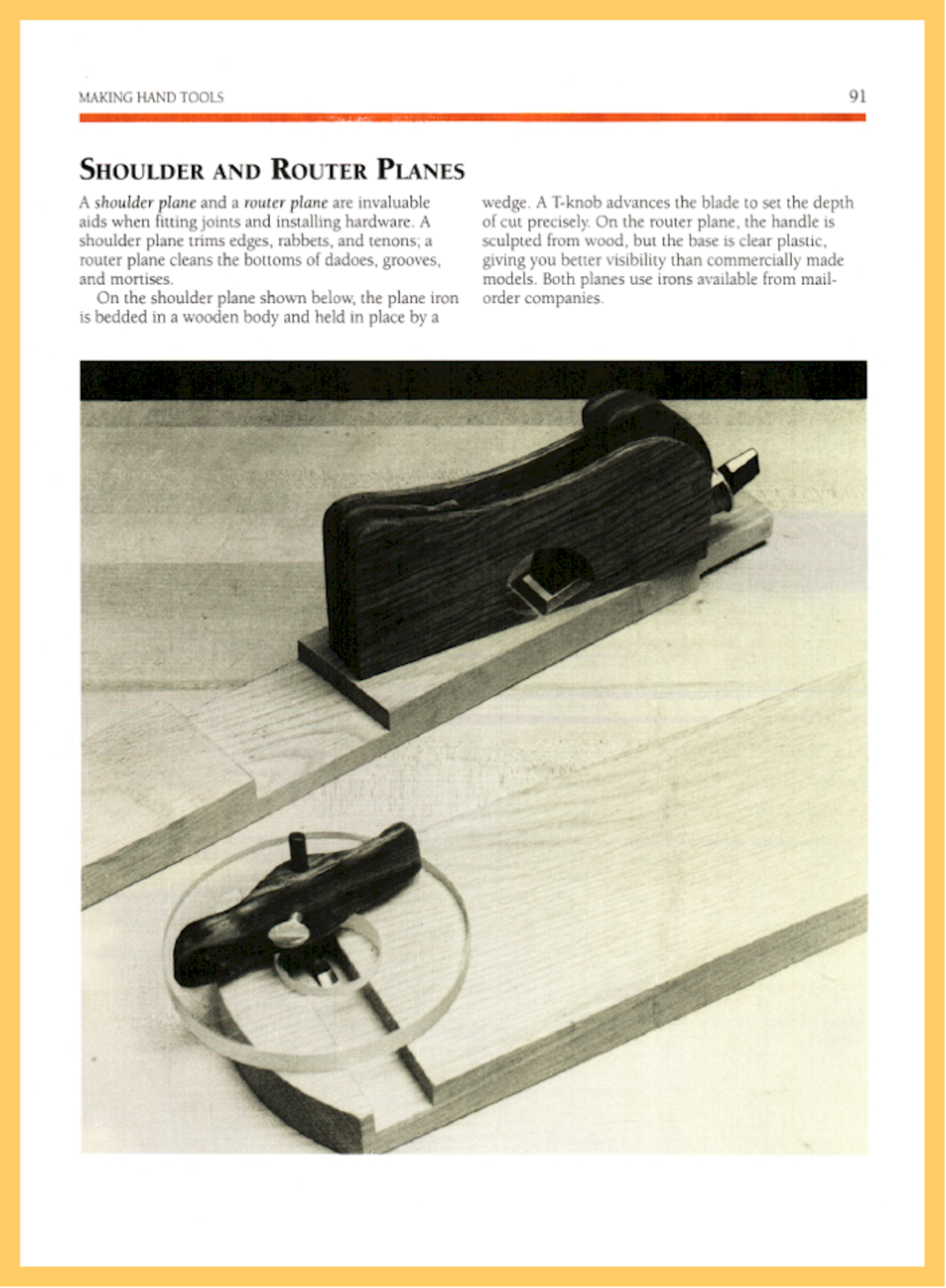 Using Hand Tools