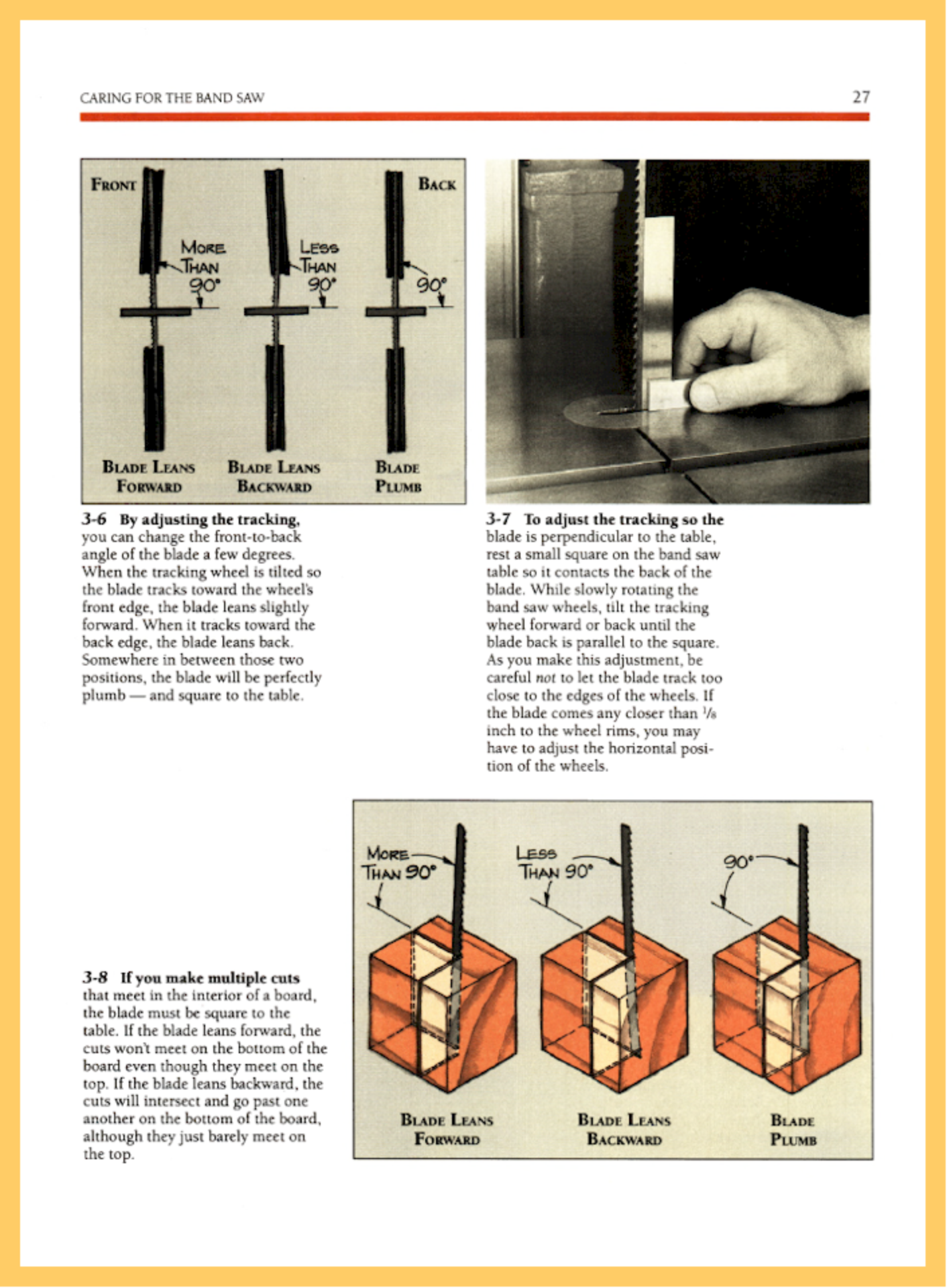 Using the Band Saw