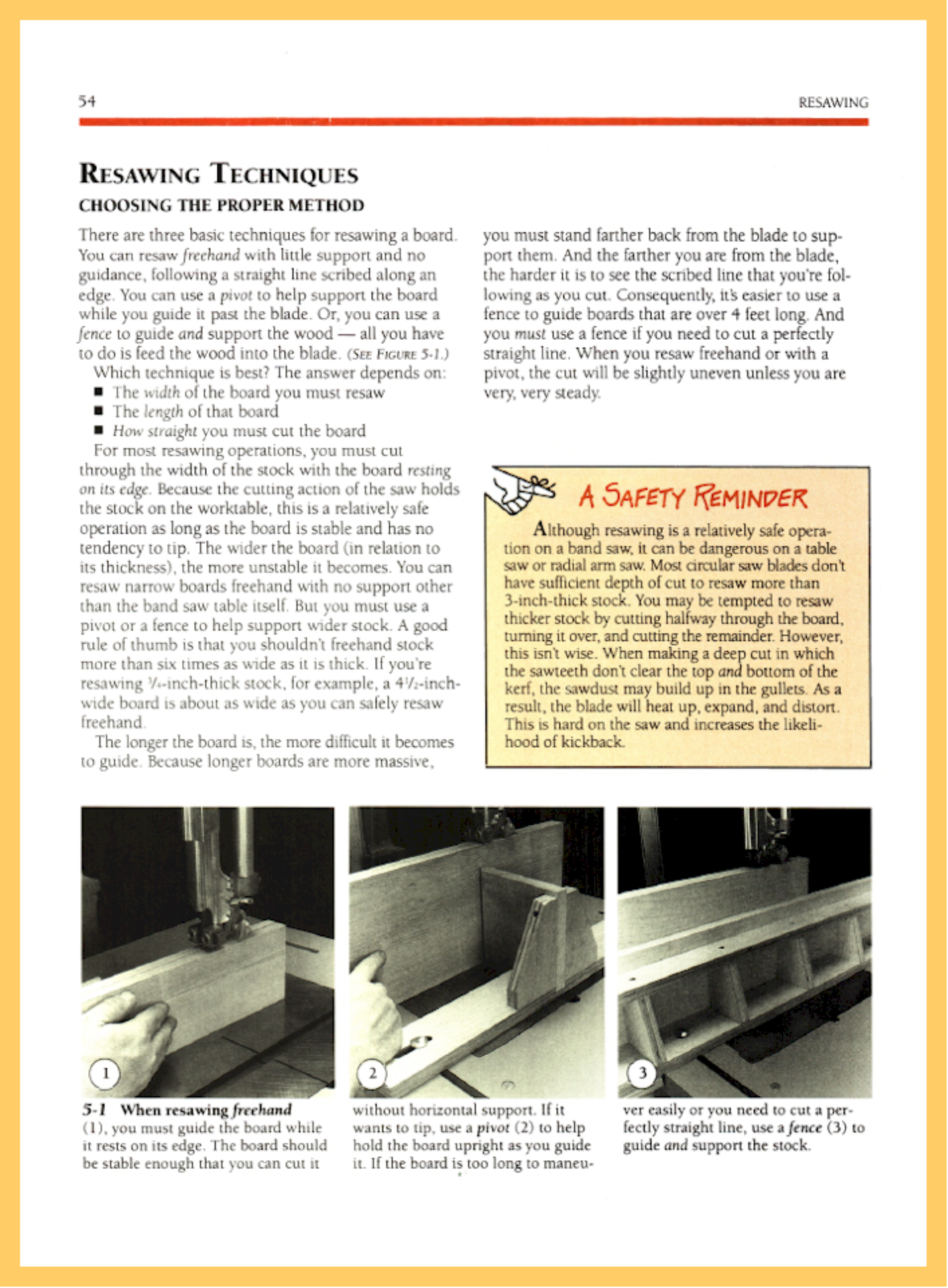 Using the Band Saw