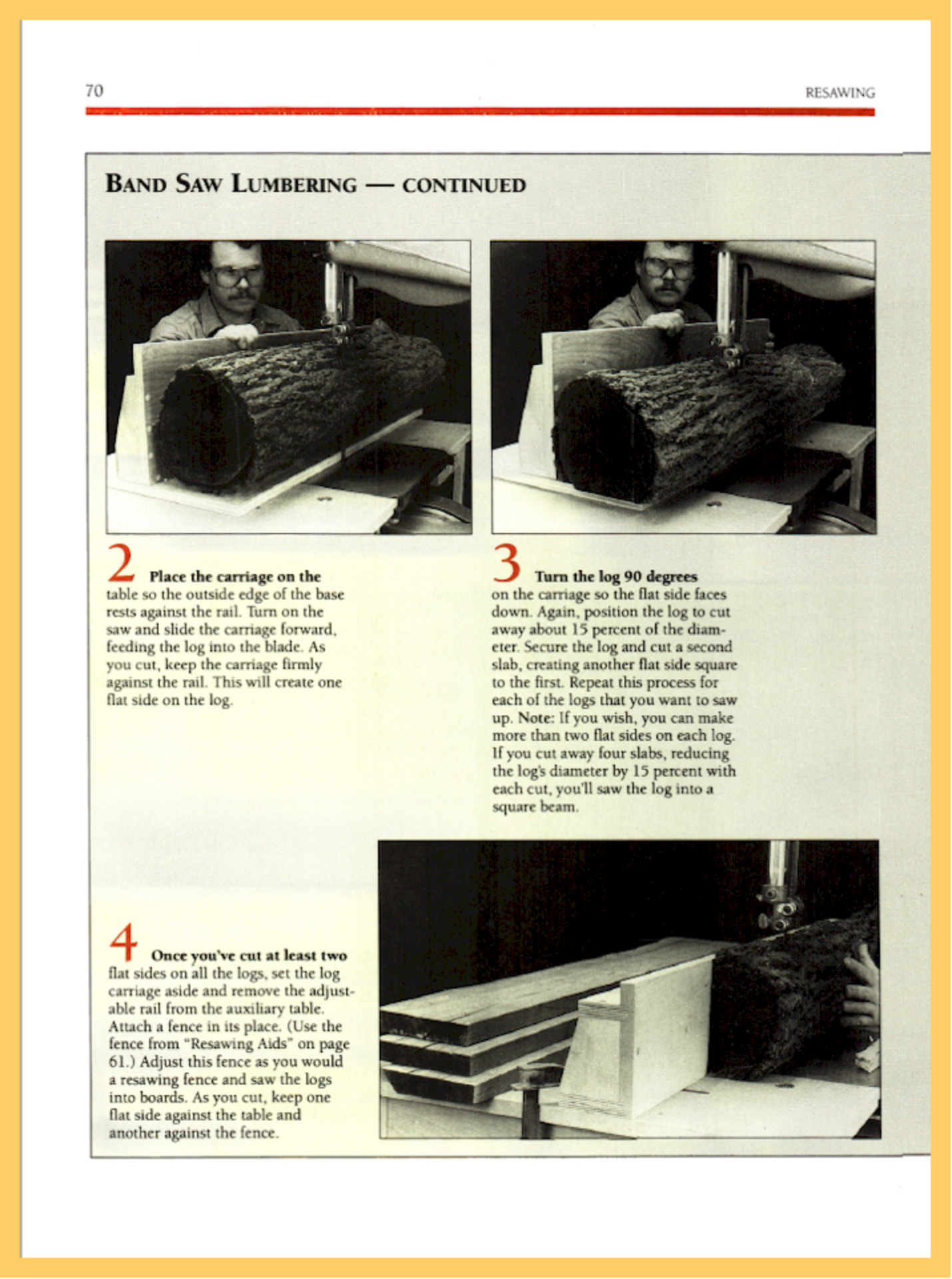 Using the Band Saw