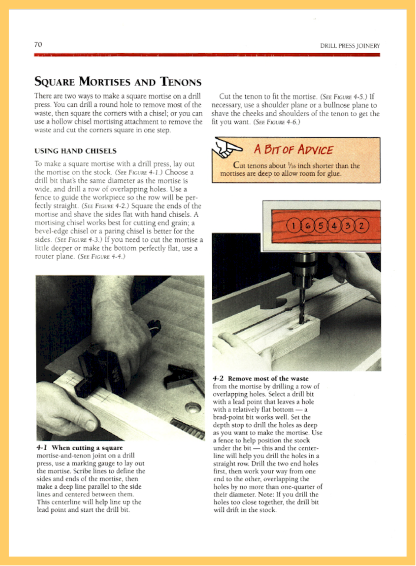 Using the Drill Press