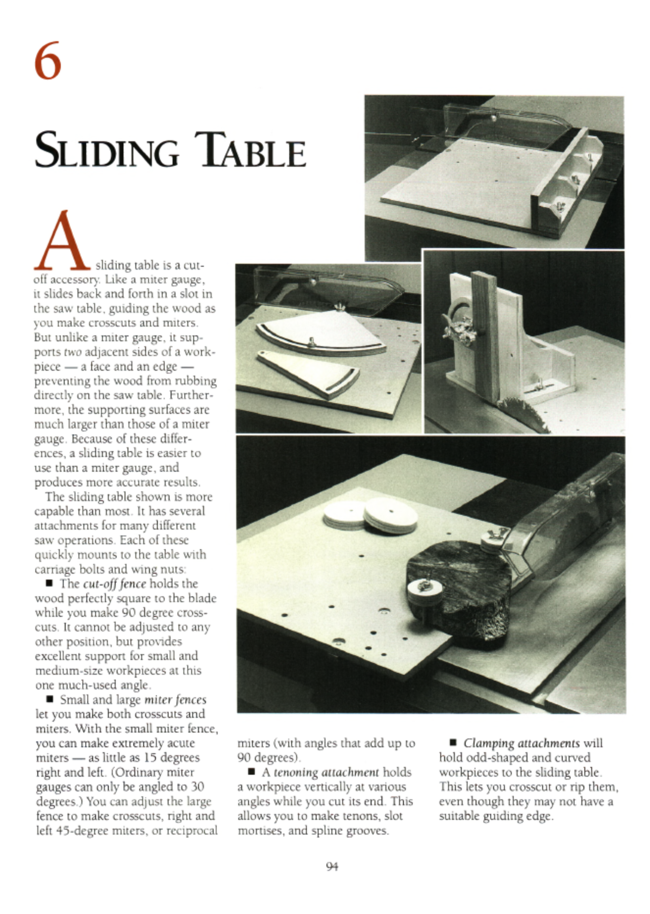 Using the Table Saw