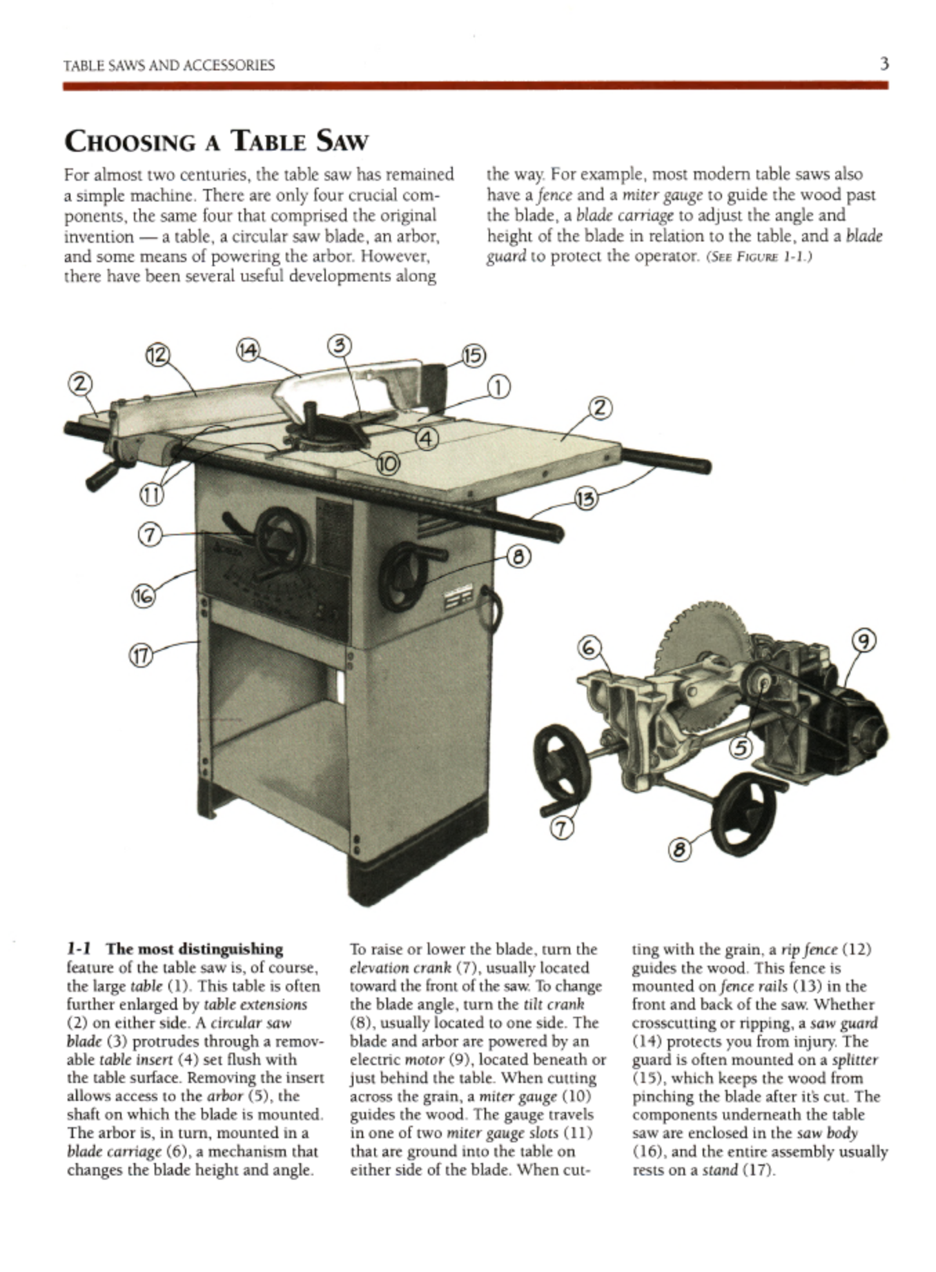 Using the Table Saw