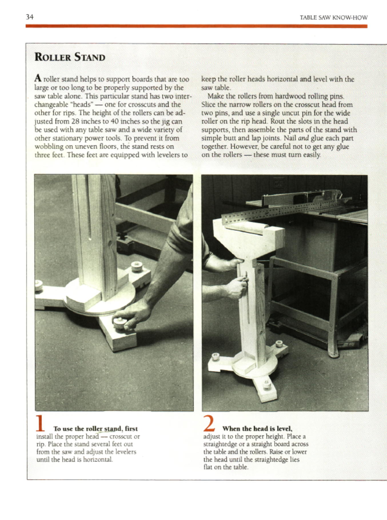Using the Table Saw