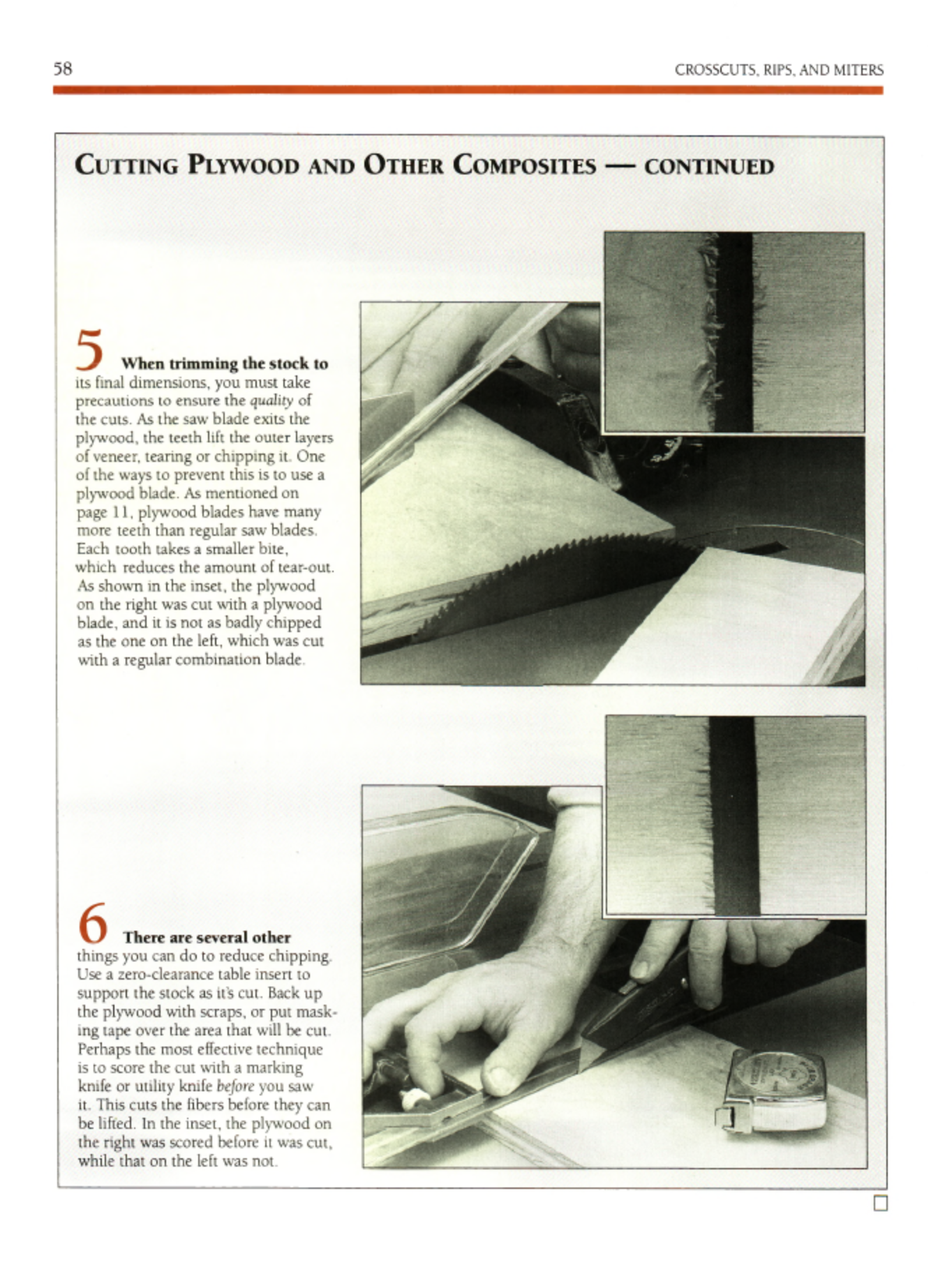 Using the Table Saw