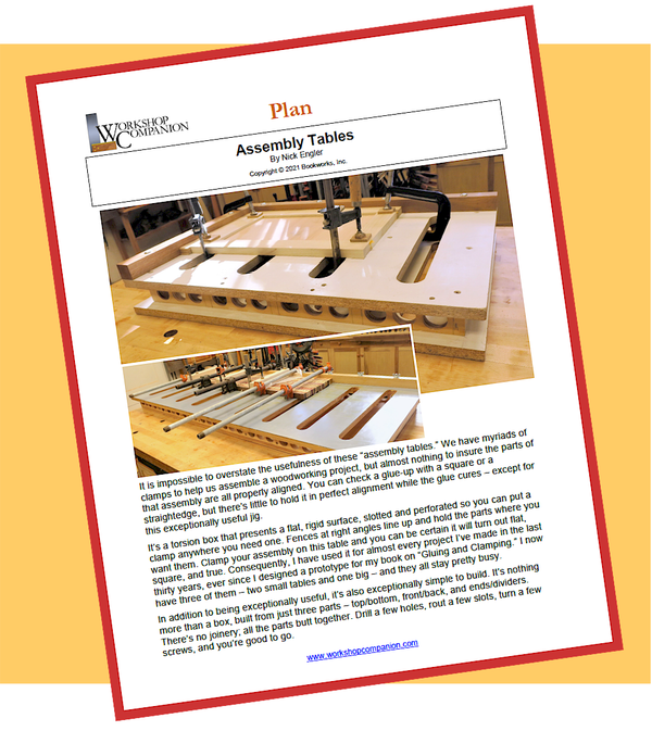Assembly Table Plans – Workshop Companion