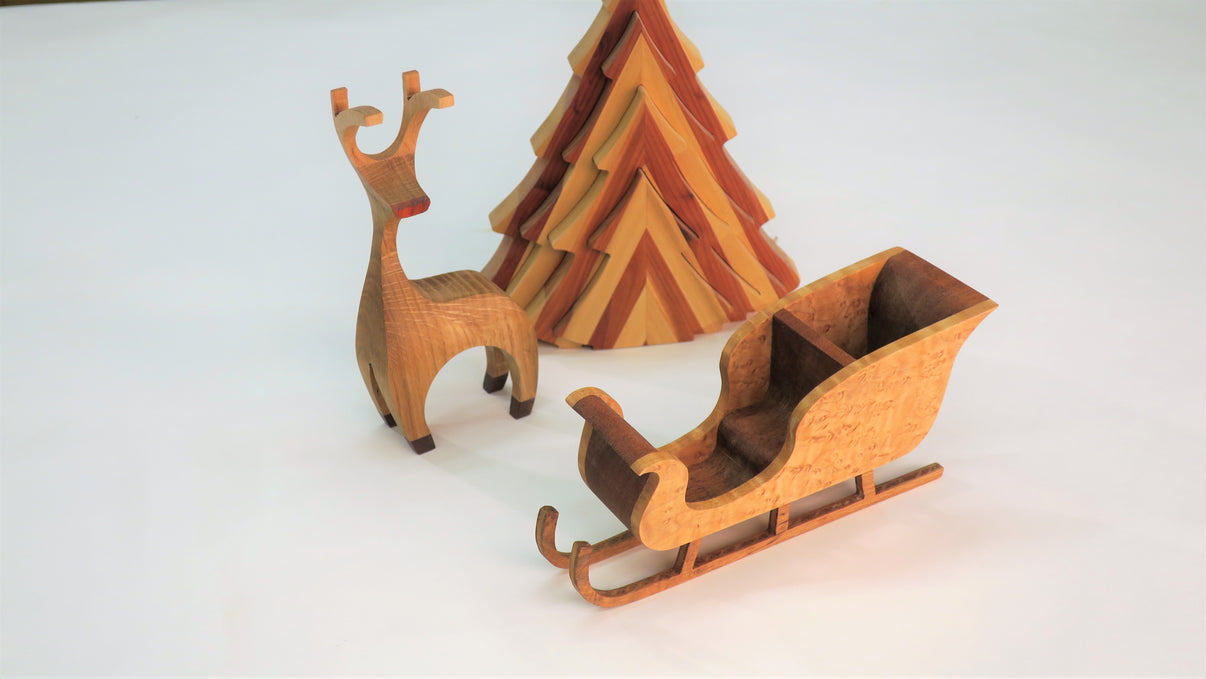 Santa's Band Sawn Sleigh – Workshop Companion