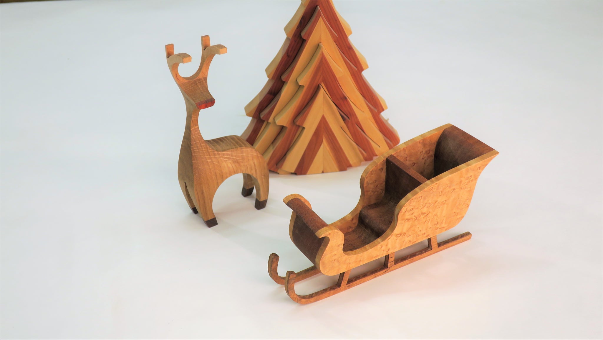 Band Saw Reindeer and Sleigh Plan Combo – Workshop Companion