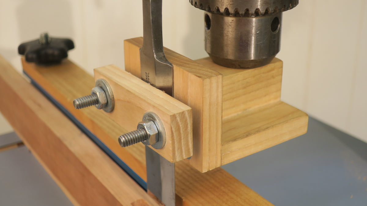 Drill Press Chisel Mount – Workshop Companion